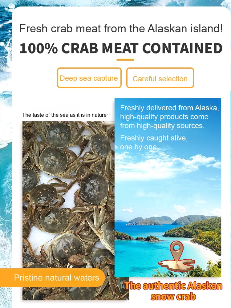 Alaskan Snow Crab Ready-to-EatCrispy Crab-MHW