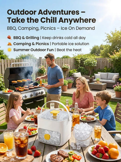 Your Portable ice station! Take fresh ice any where life takes you Ice maker-MHW