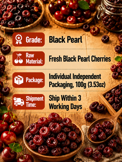 🍒Dried Sour Cherry Snacks, Natural Pitted Fruit Treats-MHW