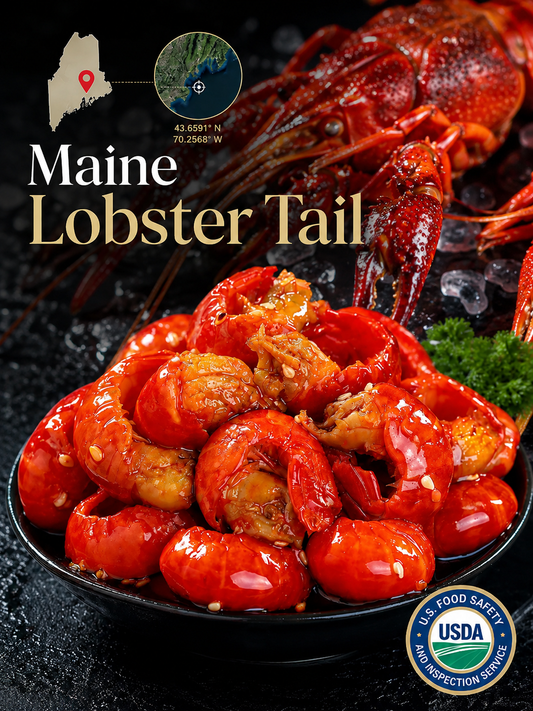 Fresh lobster tail meat with shell-MHW