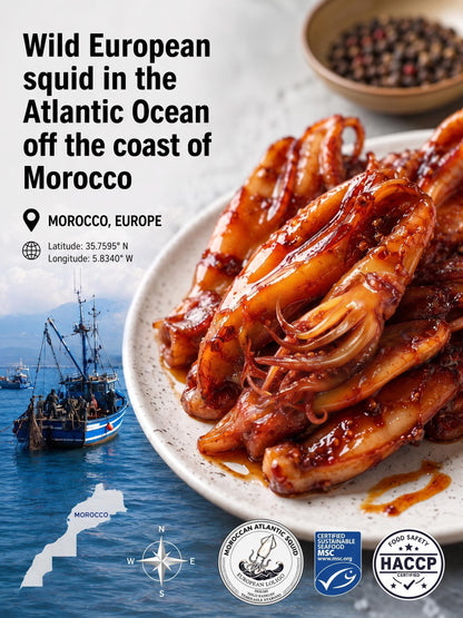 🦑BBQ Roasted Whole Squid Snack – Ready to Eat, Individually Wrapped-MHW