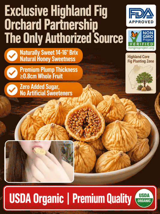 😋Natural Sun-Dried Figs – Sweet & Chewy Healthy Fruit Snack-MHW