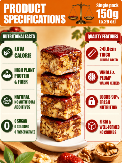 🍿Premium Jujube Walnut Snack Bars-MHW