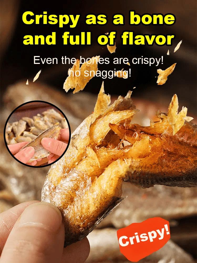 High-protein ready-to-eat deep-sea fish crisps-MHW