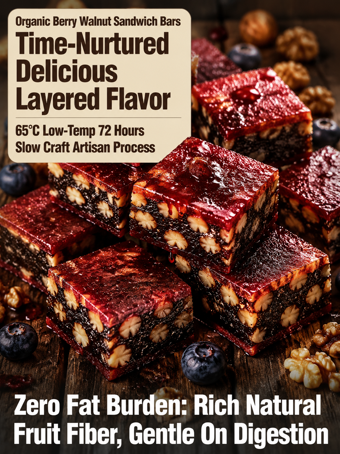 ⛰️Blueberry Walnut Hawthorn Bites, No Added Sugar-MHW