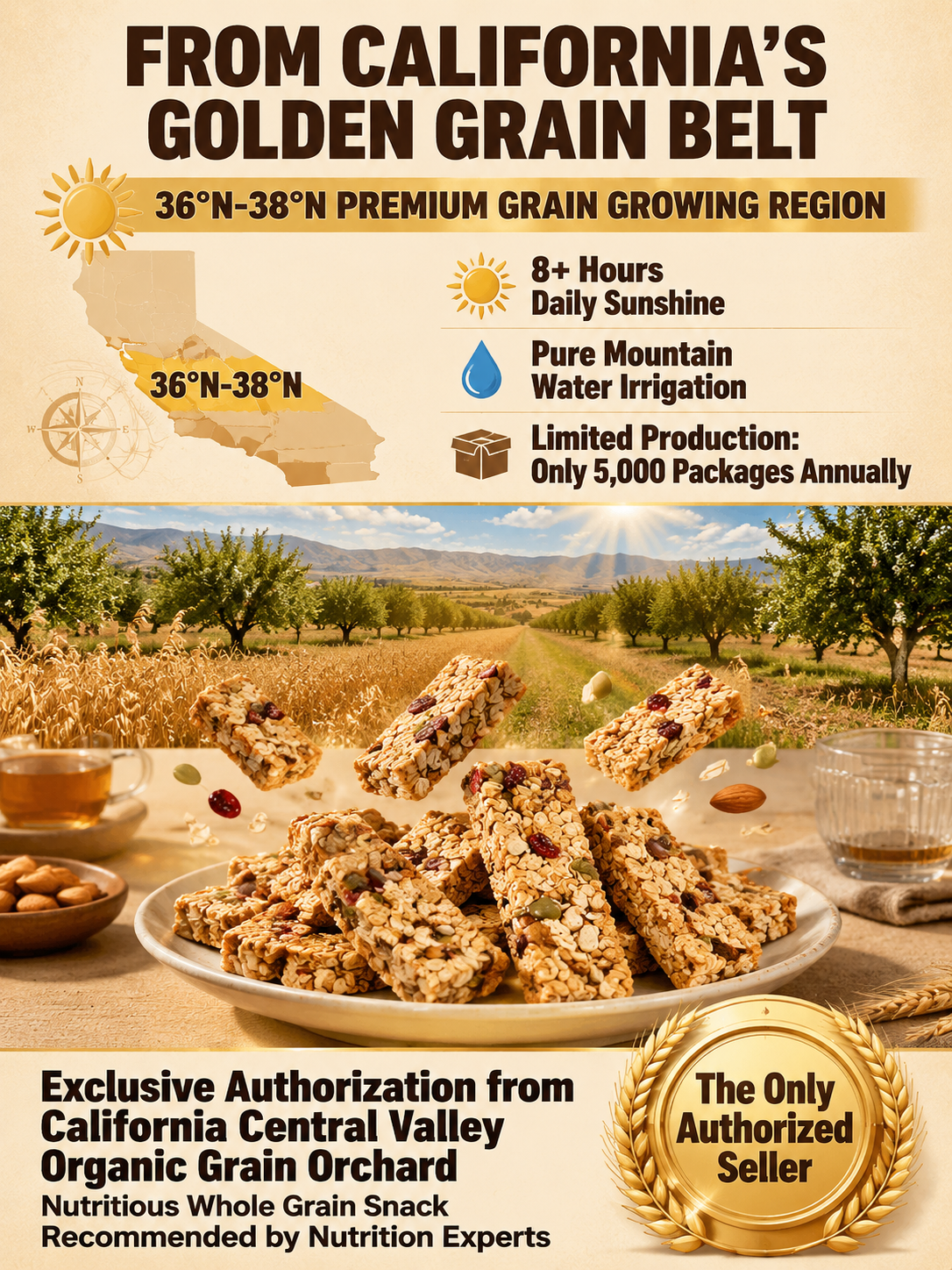 🥚Oat Protein Granola Bars Low Calorie Snack-MHW