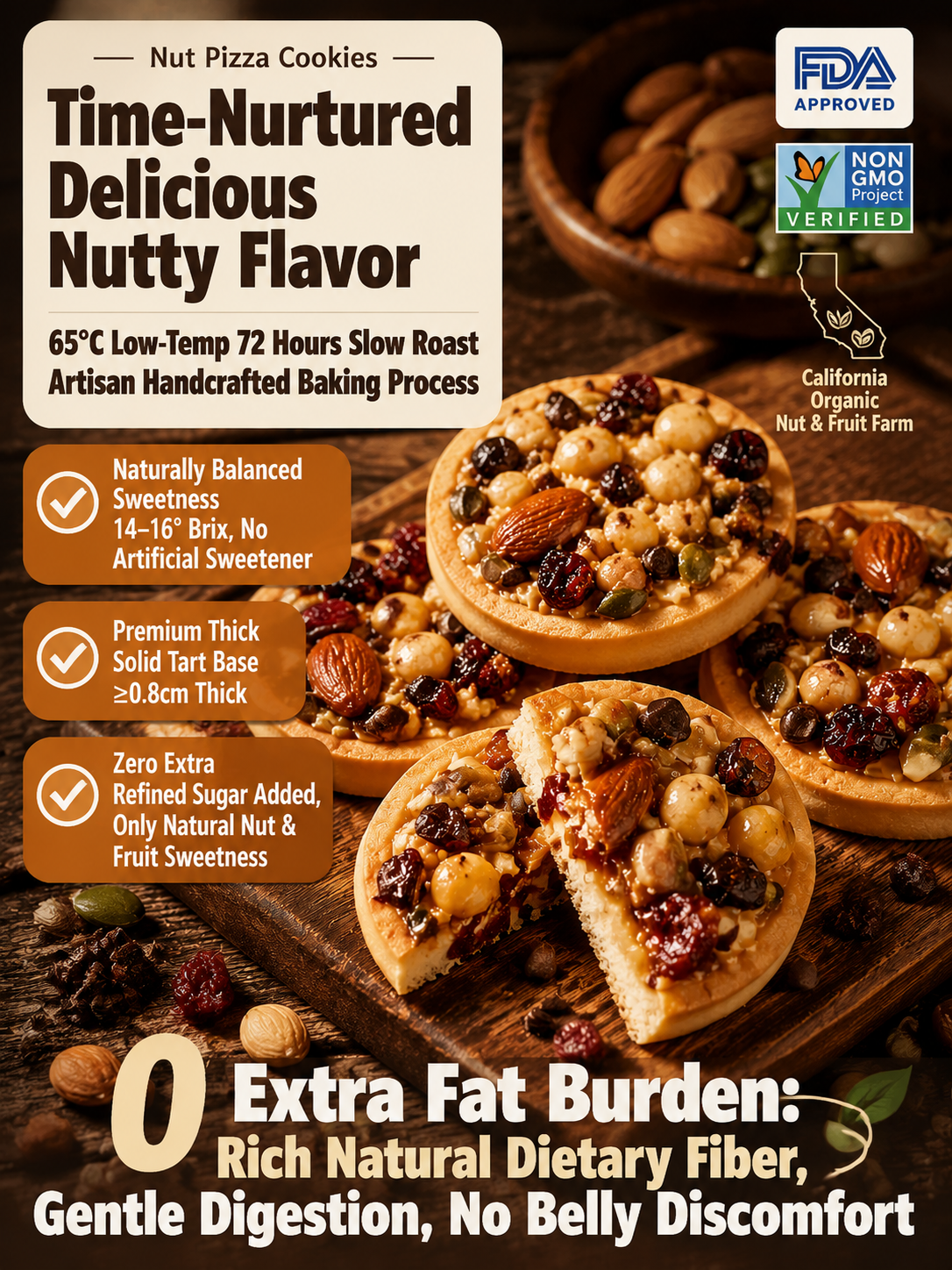 🍪Mixed Nut Cookies Assorted Biscuit Snack Pack-MHW