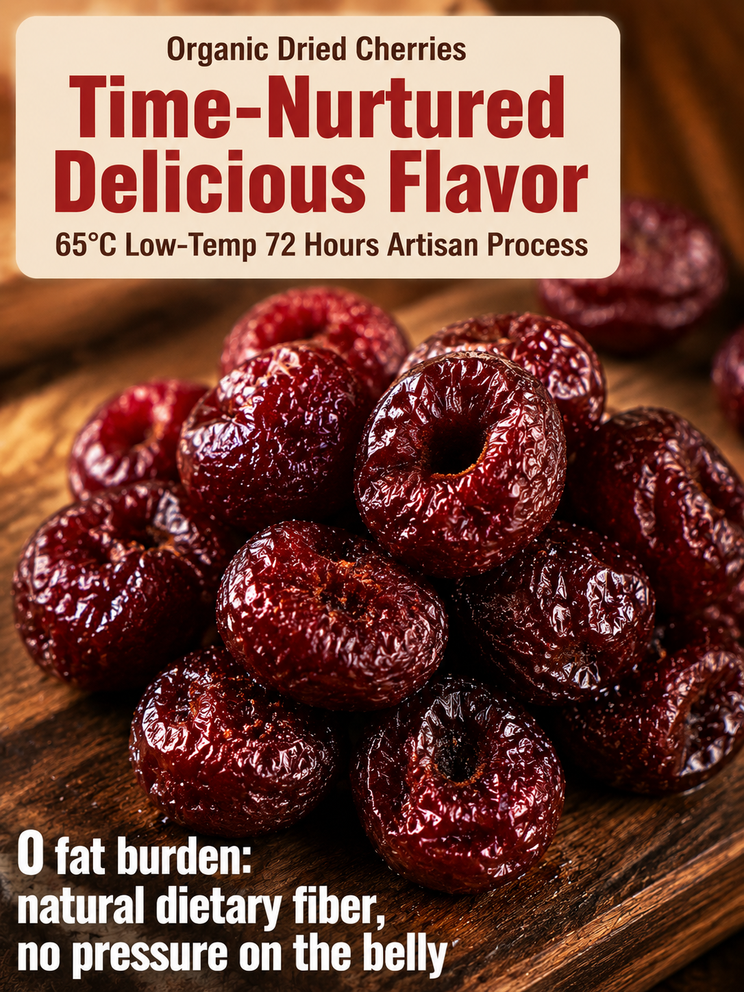🍒Dried Sour Cherry Snacks, Natural Pitted Fruit Treats-MHW