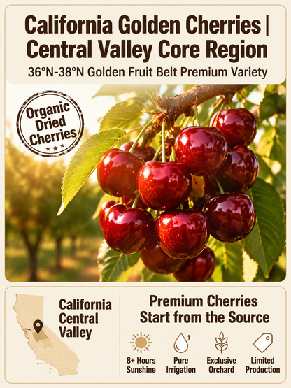 🍒Dried Sour Cherry Snacks, Natural Pitted Fruit Treats-MHW