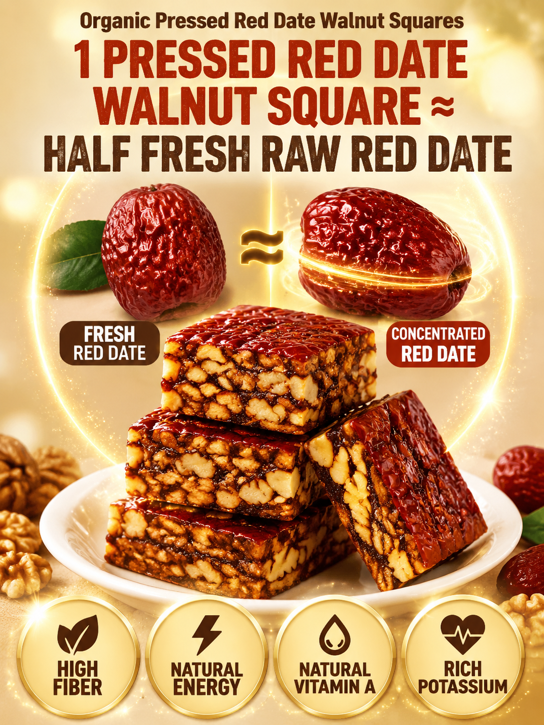 🍿Premium Jujube Walnut Snack Bars-MHW