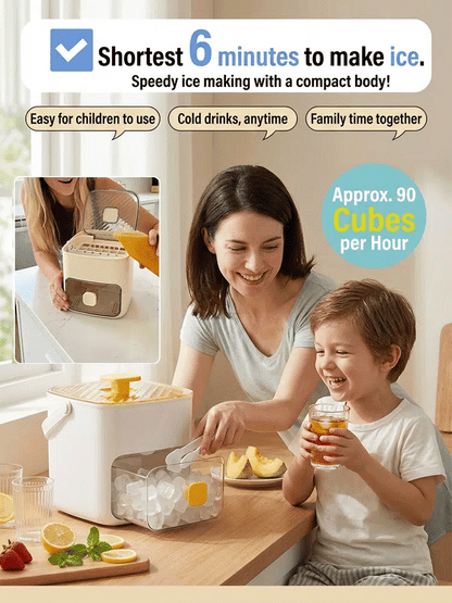 Your Portable ice station! Take fresh ice any where life takes you Ice maker-MHW