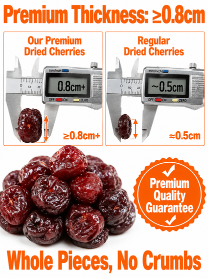 🍒Dried Sour Cherry Snacks, Natural Pitted Fruit Treats-MHW