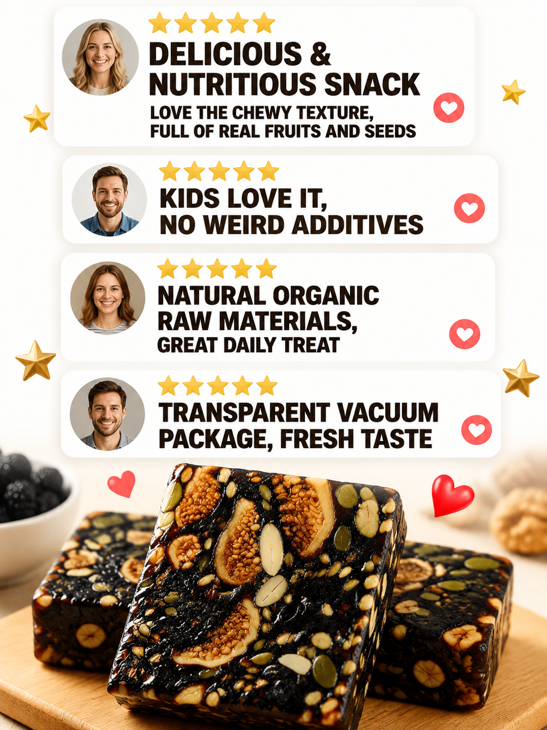 Fig & Flaxseed Snack Bites | Natural Healthy Snacks-MHW