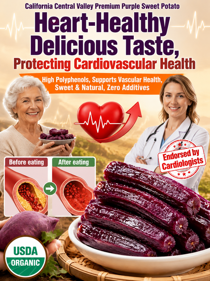 Healthy Low Fat Purple Sweet Potato Snack-MHW