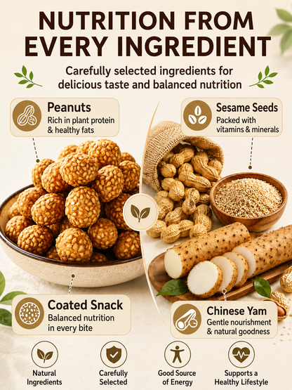 🥜Sesame Coated Yam Peanuts. Original Flavor-MHW