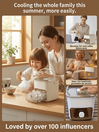 Your Portable ice station! Take fresh ice any where life takes you Ice maker-MHW