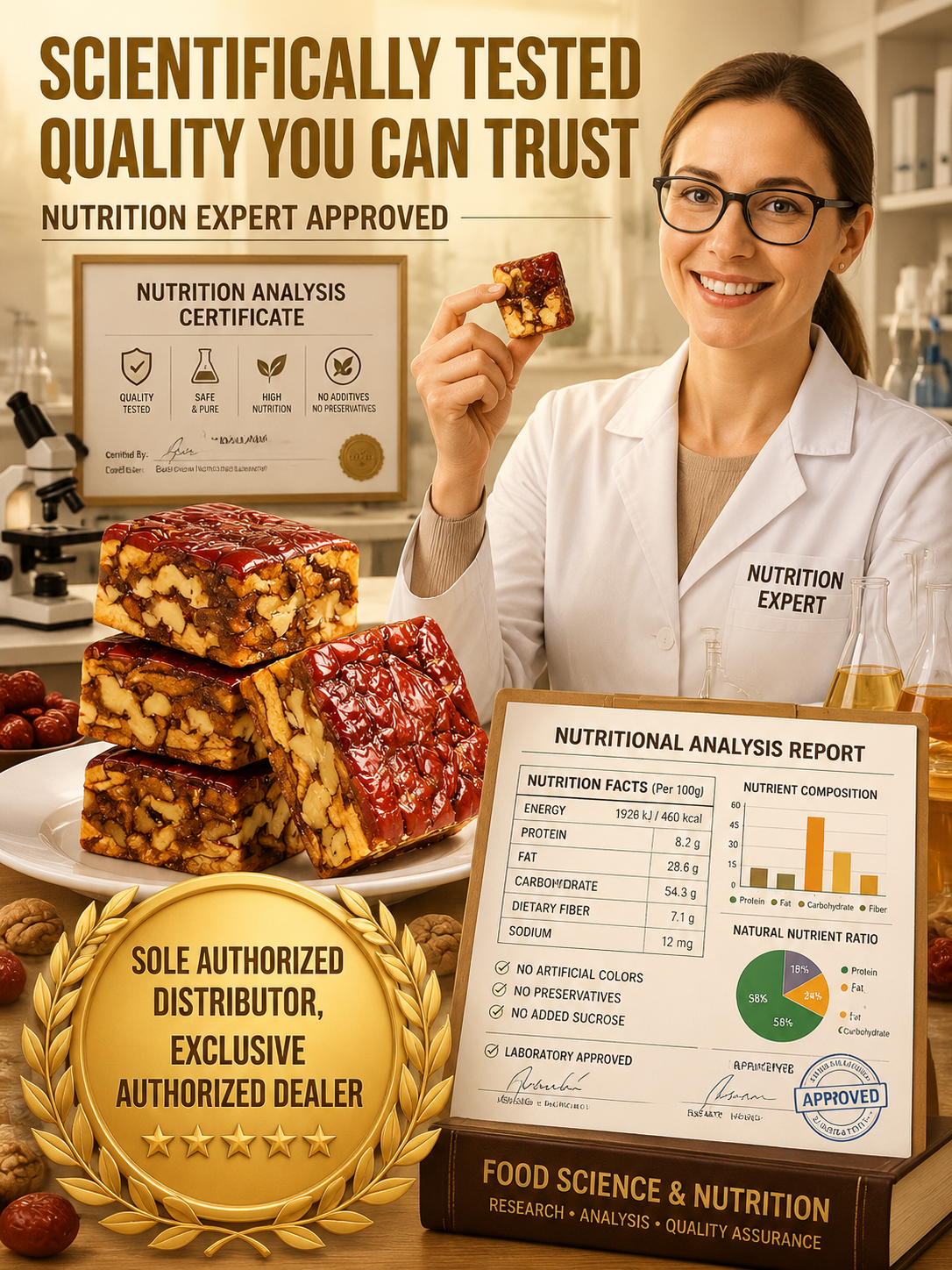 🍿Premium Jujube Walnut Snack Bars-MHW