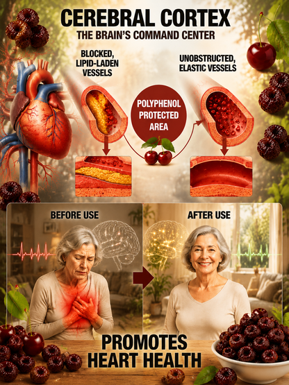 🍒Dried Sour Cherry Snacks, Natural Pitted Fruit Treats-MHW