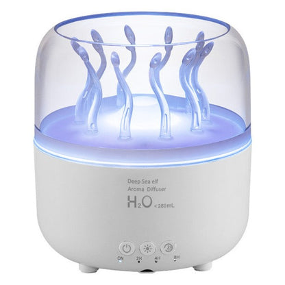 Rotating Seaweed Aroma Diffuser & Cool Mist Humidifier-MHW