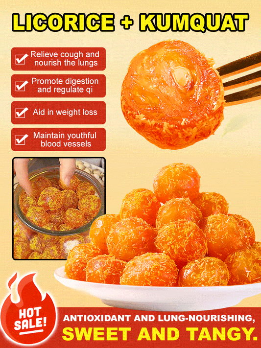 [Kumquat and Licorice Only] Antioxidant and Lung-Nourishing Dried Kumquat with Licorice-MHW