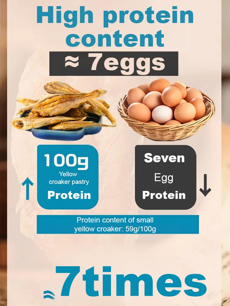 High-protein ready-to-eat deep-sea fish crisps-MHW