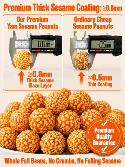 🥜Sesame Coated Yam Peanuts. Original Flavor-MHW