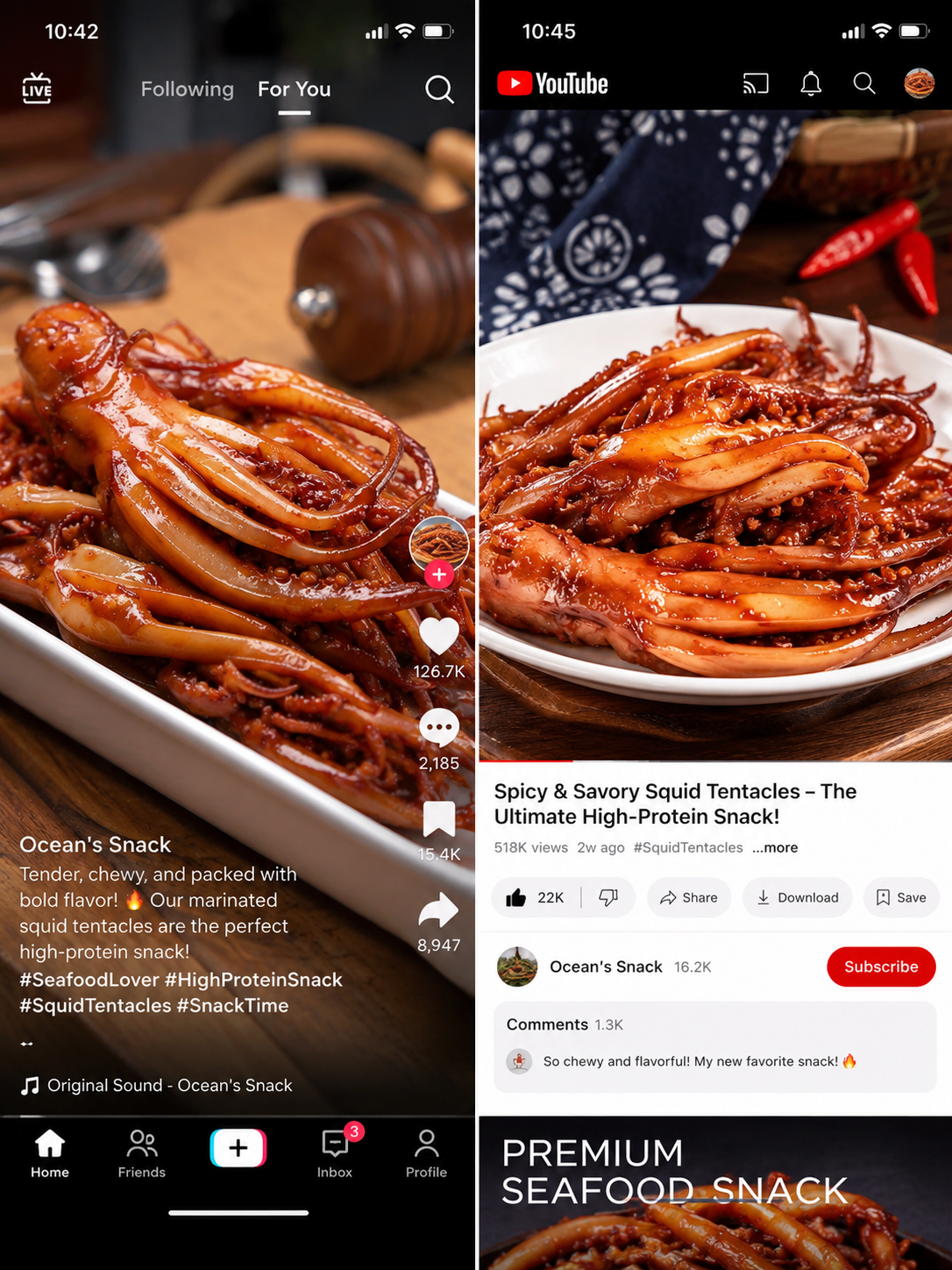 🦑BBQ Roasted Whole Squid Snack – Ready to Eat, Individually Wrapped-MHW