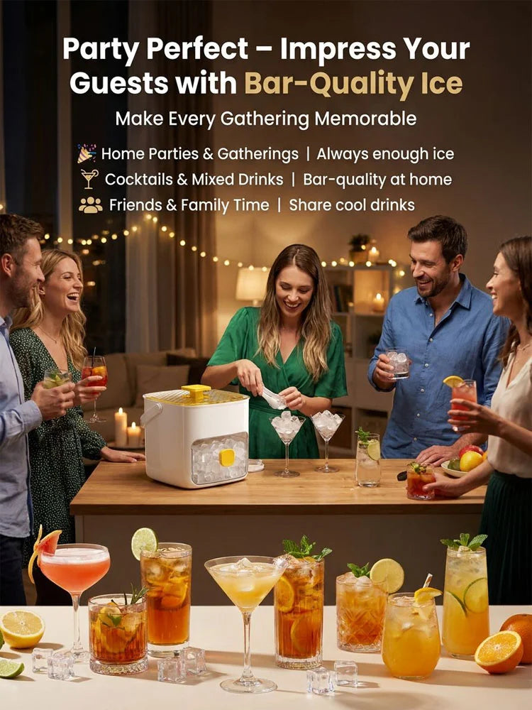 Your Portable ice station! Take fresh ice any where life takes you Ice maker-MHW