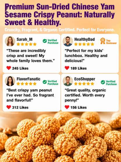 🥜Sesame Coated Yam Peanuts. Original Flavor-MHW
